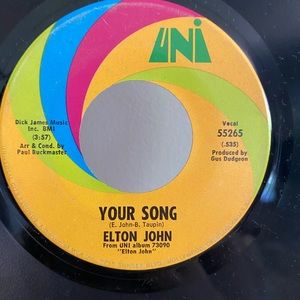 Vintage Accents - ELTON JOHN RECORD Vintage Accents - ELTON JOHN RECORD